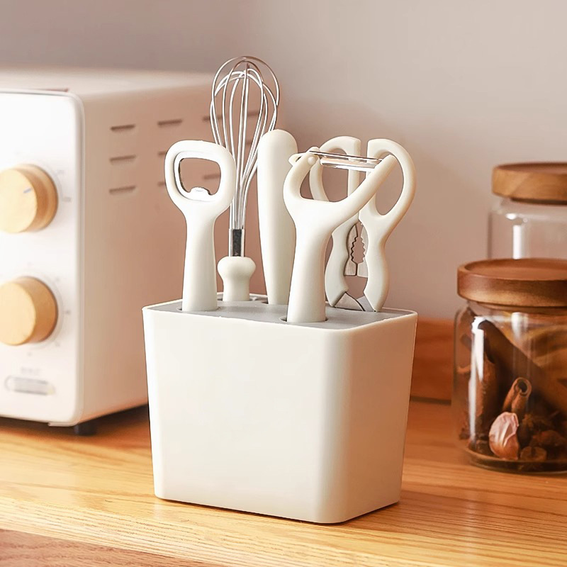 Kitchen Helper Gadgets - キッチンヘルパー グオバオ 6点セット：メロンピーラー、フルーツナイフ、ボトルオープナー、キッチンガジェットセット