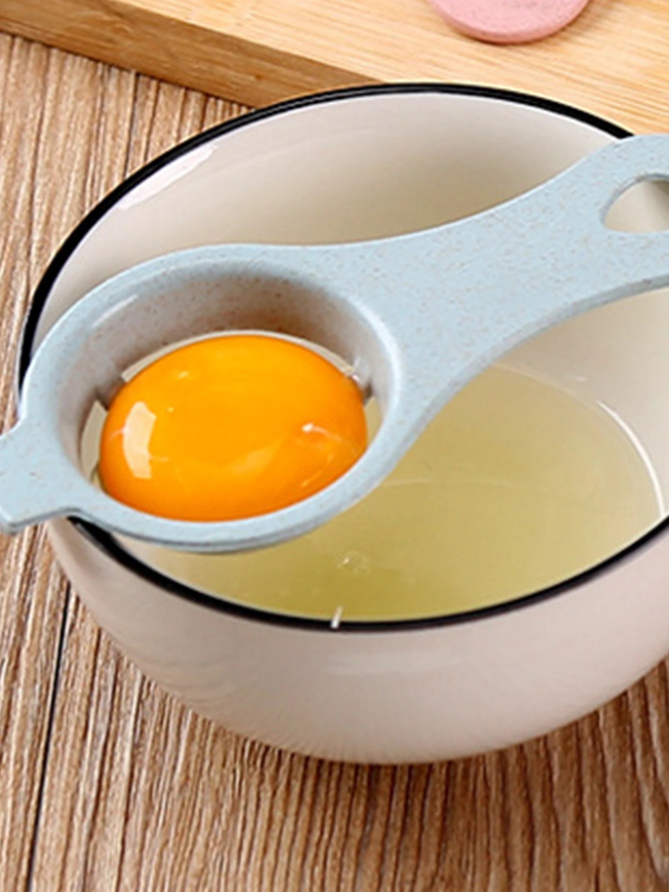 Egg Separator Tool - 白と卵のフィルター分離器,キッチンツール,新品