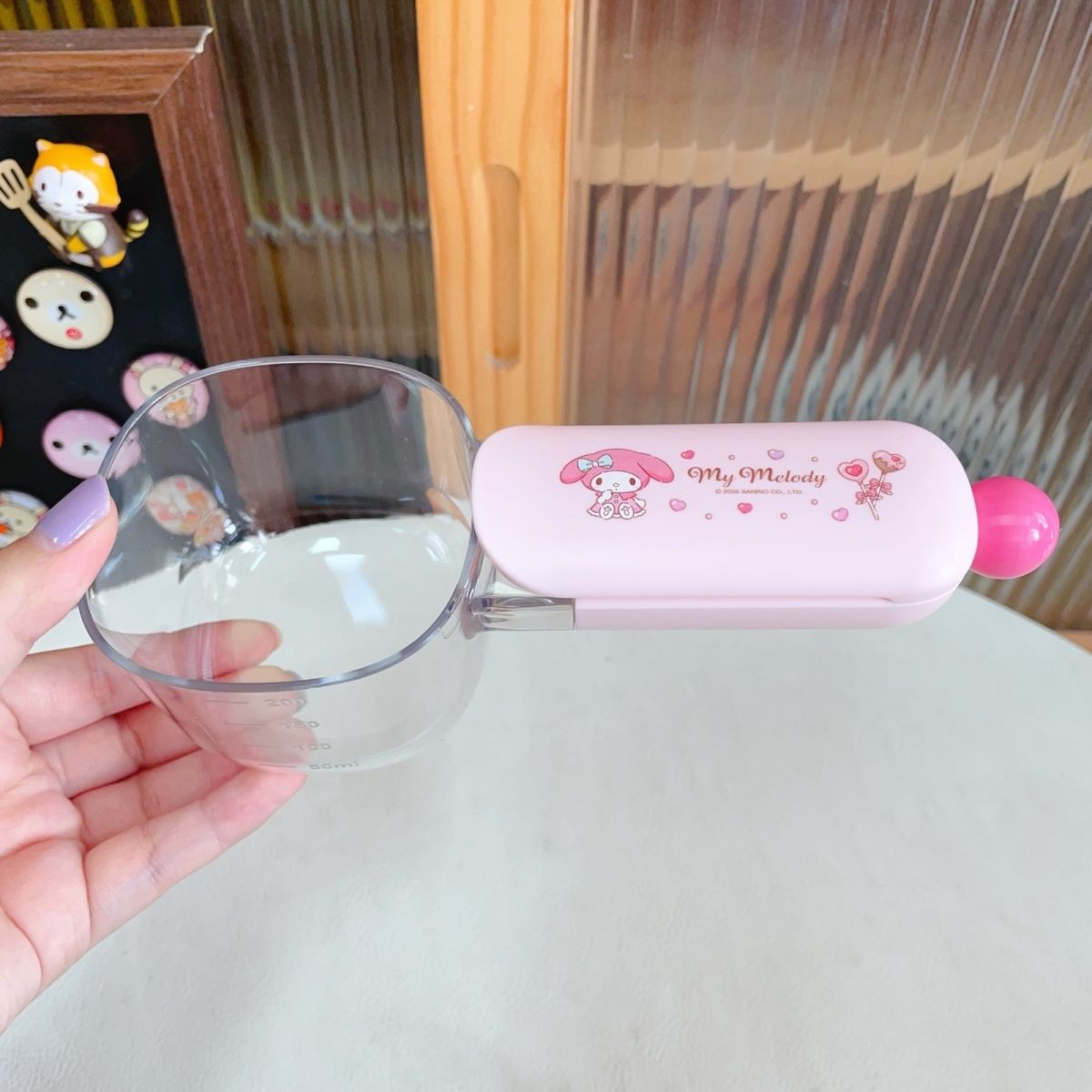 新しい、かわいい米用計量スプーン。袋に取り付けられるクリップ - Kitchen Gadgets New Products のレビューと価格